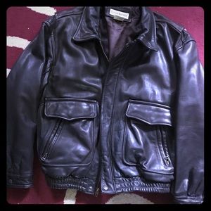Banana Republic thick leather jacket
